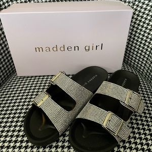 Madden Girl Rhinestone Sandals